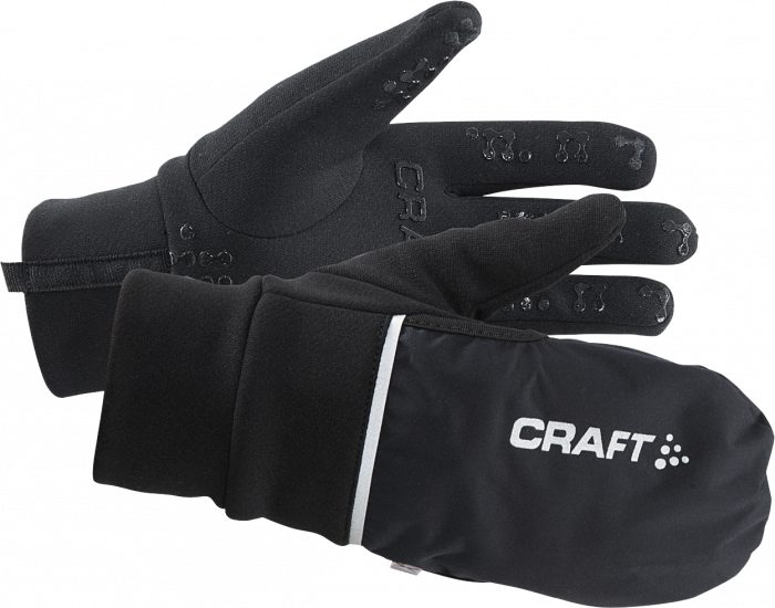 Craft - Windproof Hybrid 2-In-1 Gloves - Schwarz