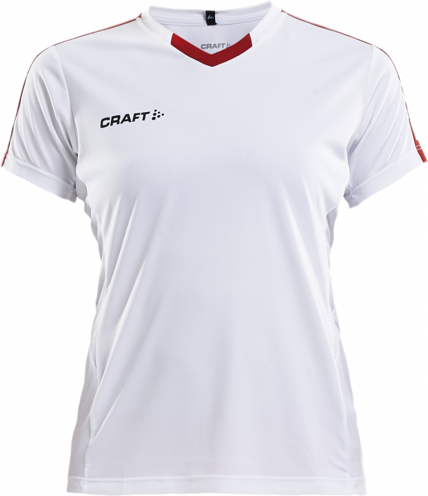 Craft - Progress Contrast Jersey Women - Weiß & rot