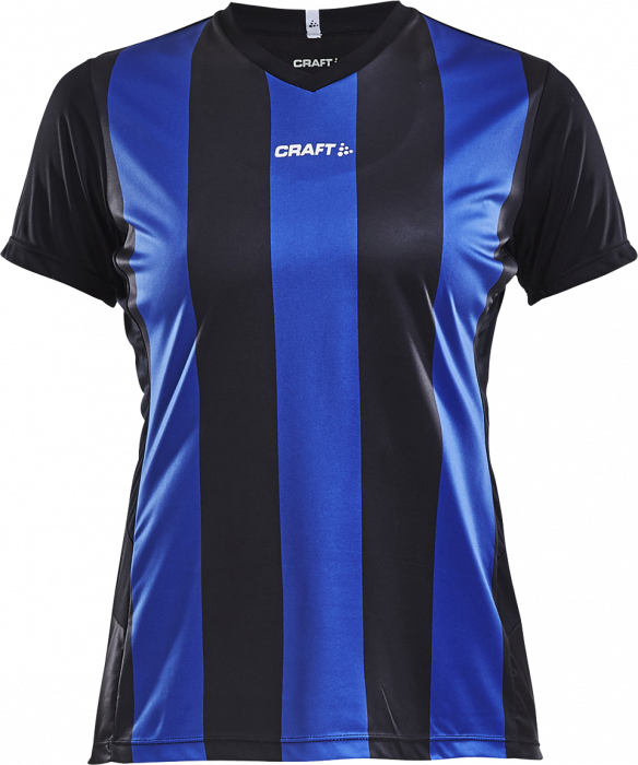 Craft - Progress Jersey Stripe Woman - Black & blue