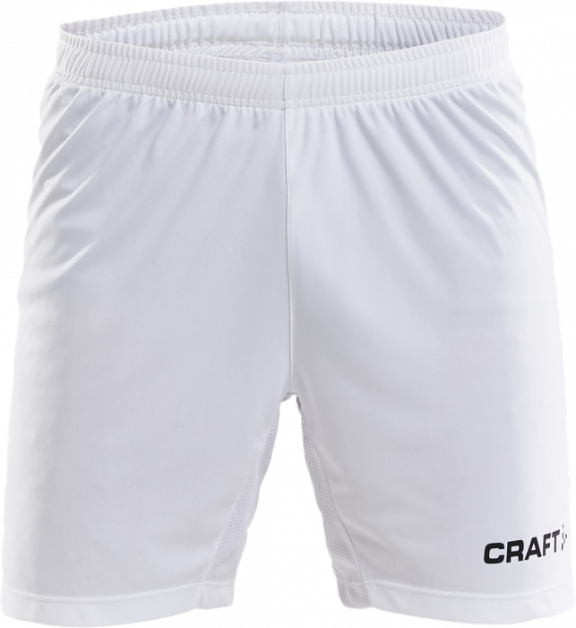 Craft - Progress Contrast Shorts Kids - Weiß & schwarz
