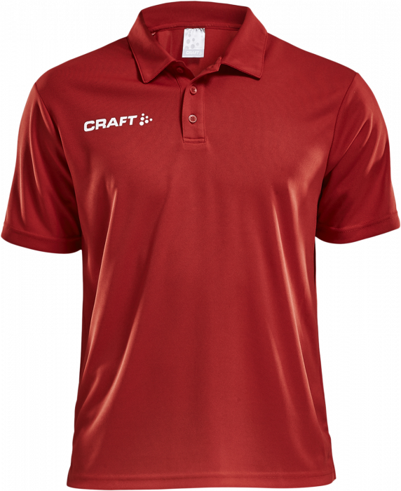 Craft - Progress Polo Pique Youth - Rood & wit
