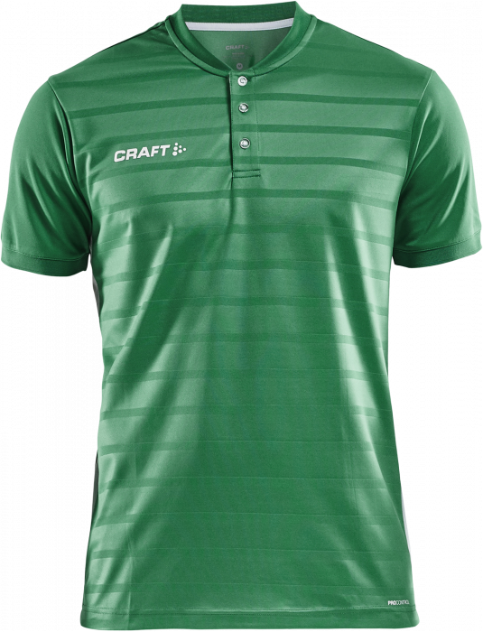 Craft - Pro Control Button Jersey - Zielony & biały