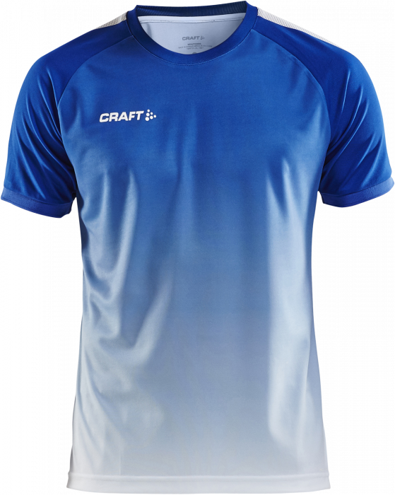 Craft - Pro Control Fade Jersey Youth - Blauw & wit
