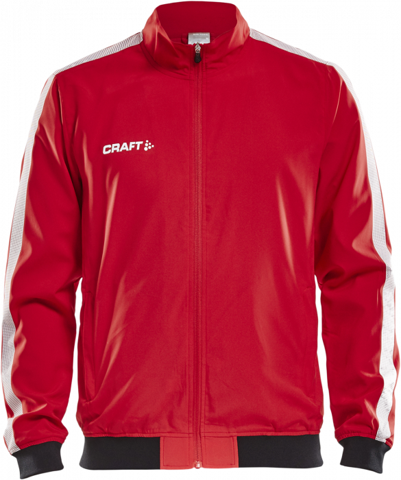 Craft - Pro Control Woven Jacket Youth - Rojo & blanco