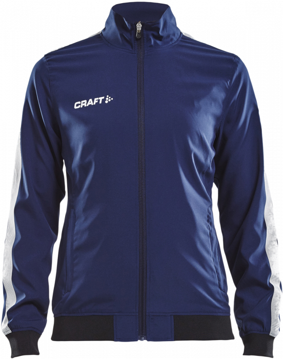 Craft - Pro Control Woven Jacket Women - Marineblauw & wit