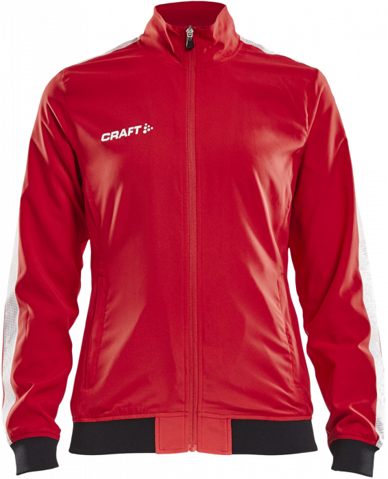 Craft - Pro Control Woven Jacket Women - Rojo & blanco