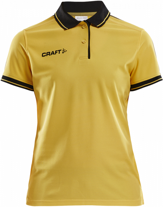 Craft - Pro Control Polo Dame - Gul & sort