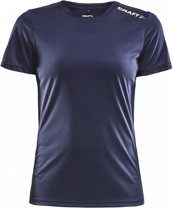 Craft - Rush Ss T-Shirt Dame - Navy blå & hvid