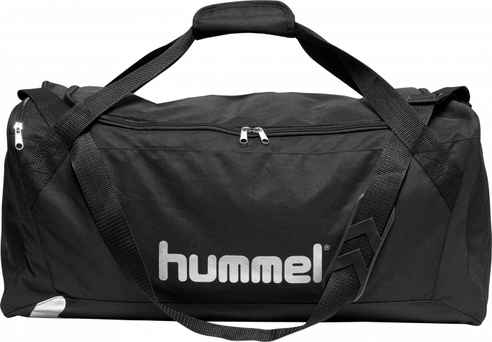 Hummel - Sports Bag Medium - Svart & vit