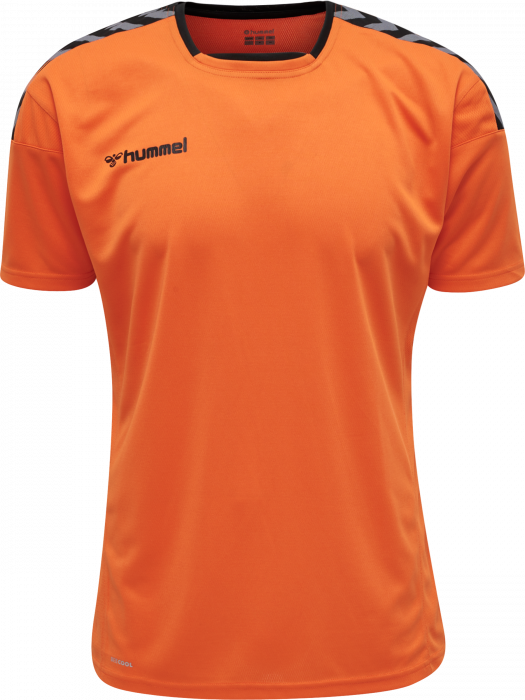 Hummel - Authentic Poly Jersey S/S - Tangerine