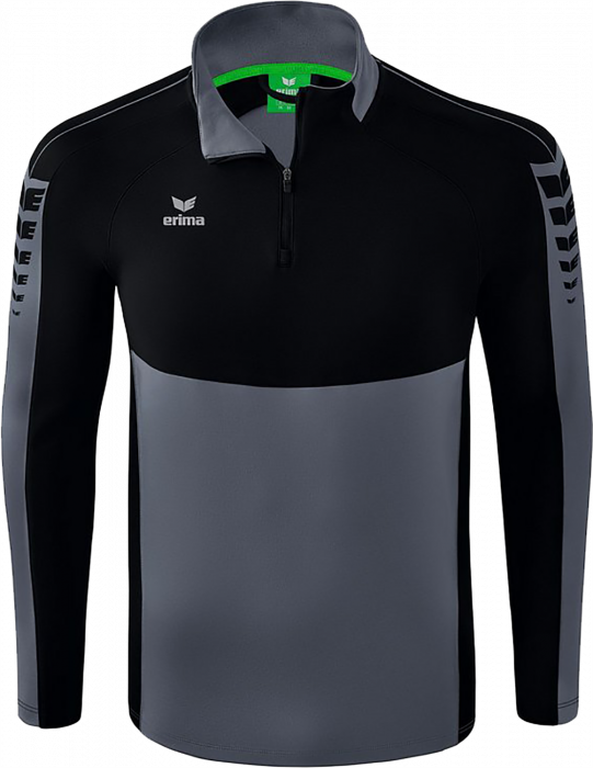 Erima - Six Wings Training Top - Slate Grey & svart