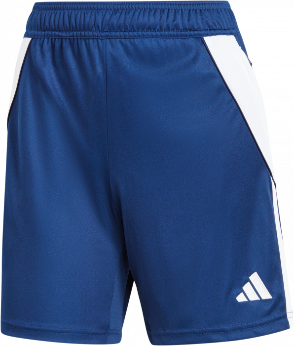 Adidas - Tiro24 Shorts W. Pockets Women - Team Navy Blue & blanco