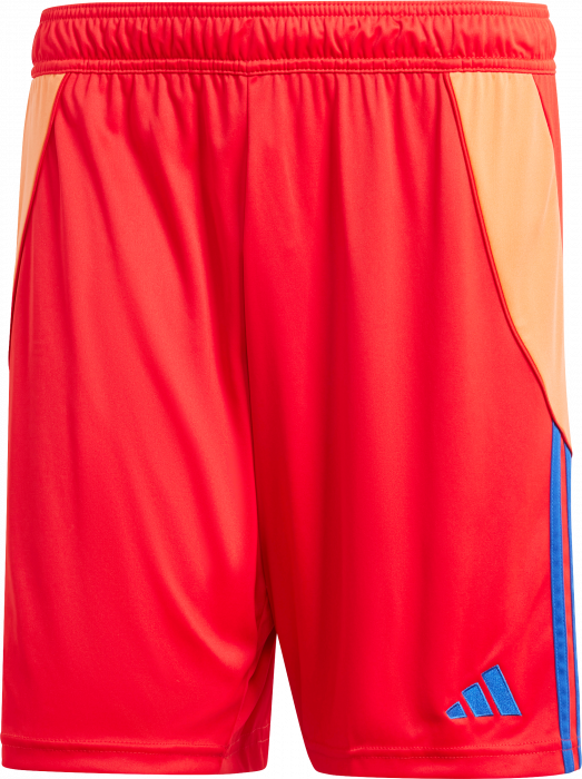 Adidas - Tiro 24 Shorts - Rood & royal blue