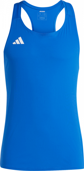 Adidas - Adizero Running Singlet - Royal Blå