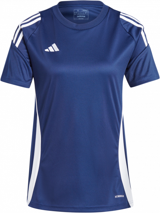 Adidas - Tiro 24 Player Jersey Women - T Navy Blue & blanc