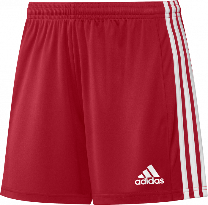 Adidas - Squadra 21 Shorts Women - Rood & wit