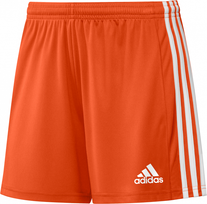Adidas - Squadra 21 Shorts Dame - Orange & hvid