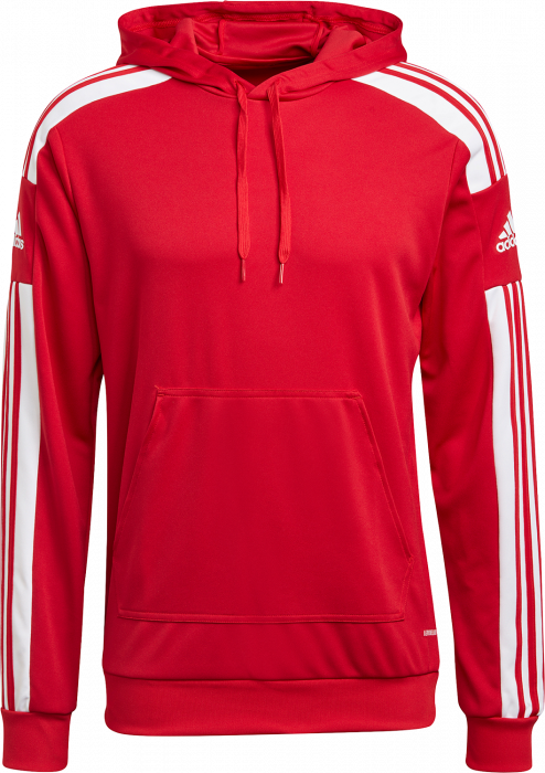 Adidas - Squadra 2 Hoodie - Röd & vit