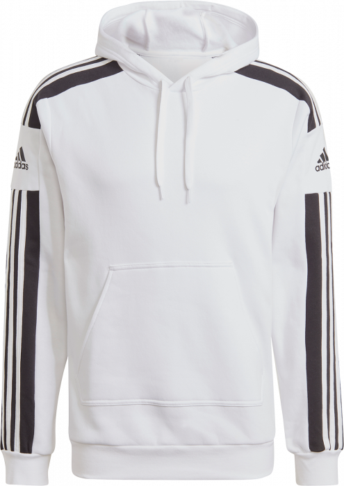 Adidas - Squadra 21 Hoodie Cotten - Vit & svart