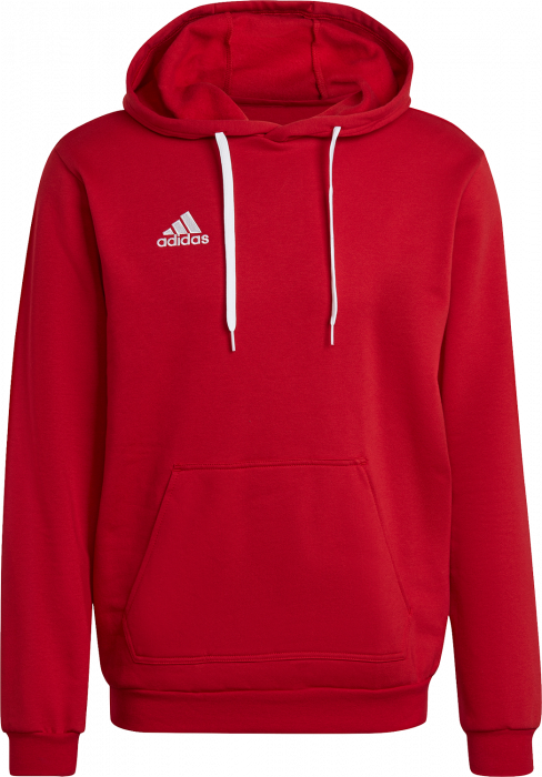 Adidas - Entrada 22 Hoodie - Power red 2 & branco