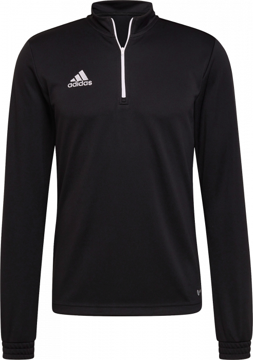 Adidas - Entrada 22 Træning Top With Half Zip - Svart & vit