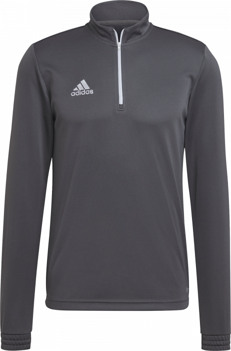 Adidas - Entrada 22 Træning Top With Half Zip - Grey four & white