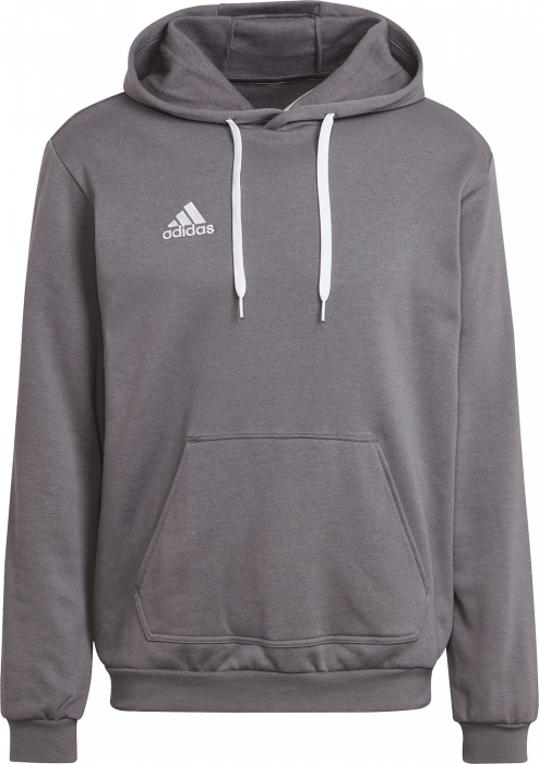 Adidas - Entrada 22 Hoodie - Grey four & branco