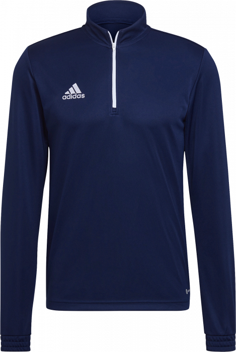 Adidas - Entrada 22 Træning Top With Half Zip - Navy blue 2 & blanco