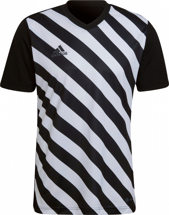 Adidas - Entrada 22 Stripet Jersey - Black & white