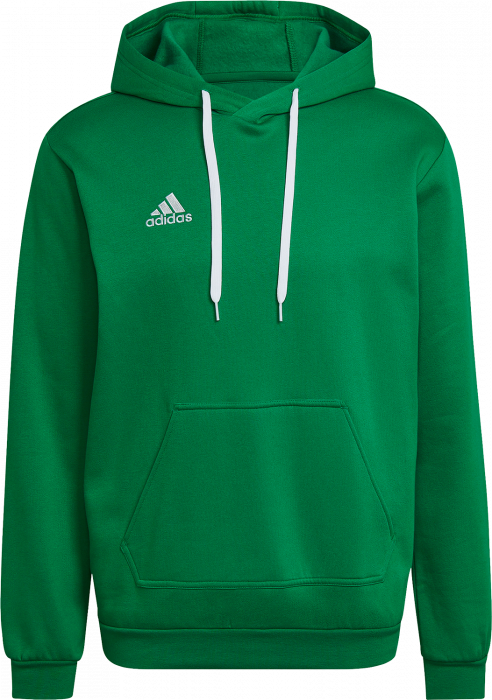 Adidas - Entrada 22 Hoodie - Team green & vit