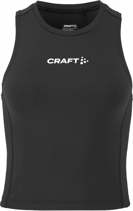 Craft - Rush 2.0 Crop Singlet Women - Schwarz