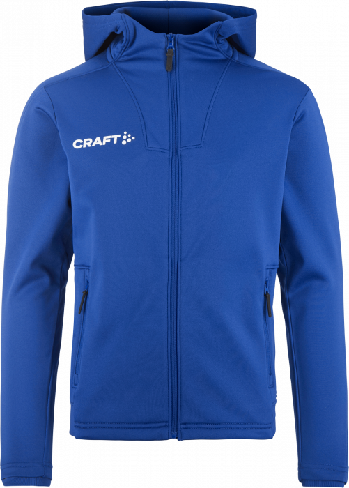 Craft - Evovle 2.0 Brushed Hood Jacket Kids - Club Cobolt