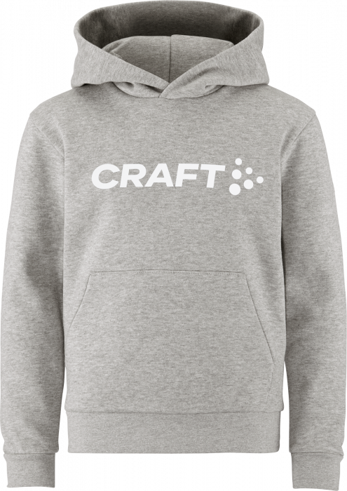 Craft - Community 2.0  Hættetrøje Børn - Grå Melange DK