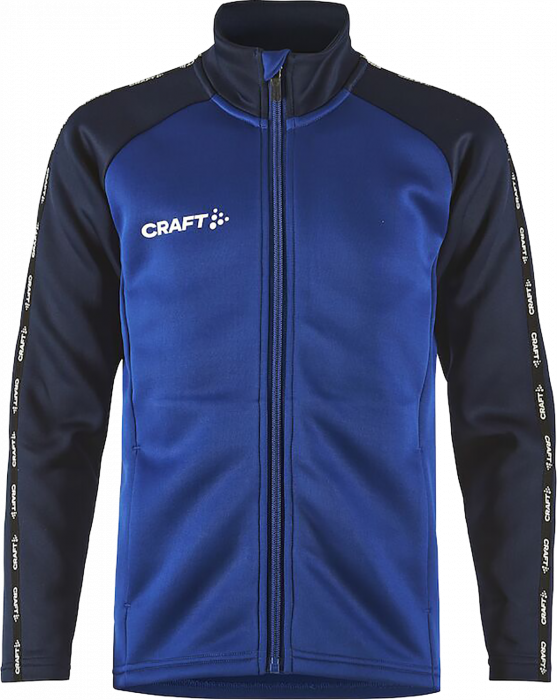 Craft - Squad 2.0 Full Zip Jr - Club Cobolt & granatowy