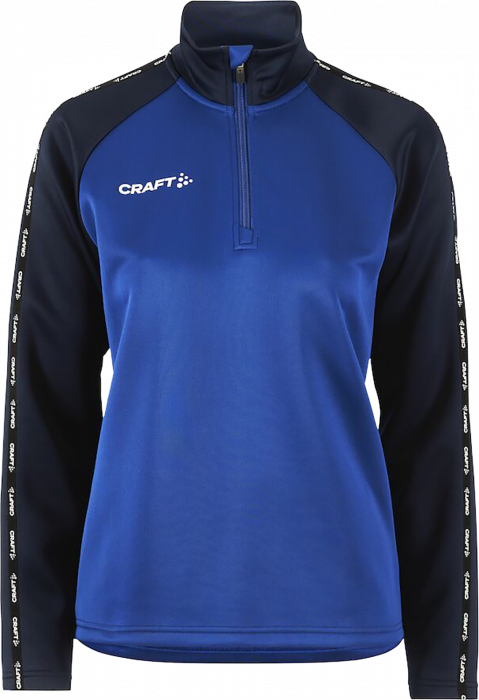 Craft - Squad 2.0 Half Zip Women - Club Cobolt & marineblauw