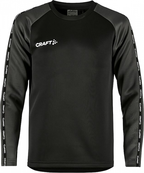 Craft - Squad 2.0 Crewneck Jr - Nero & grante