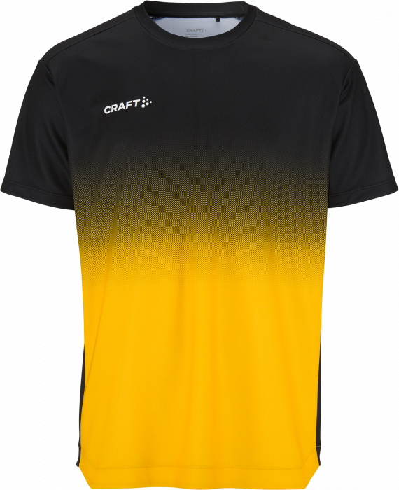 Craft - Evolve 2.0 Structured Graphic Jersey Kids - Black & sweden yellow 