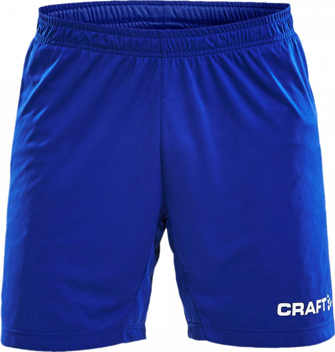 Craft - Progress Contrast Shorts Kids - Blu & bianco