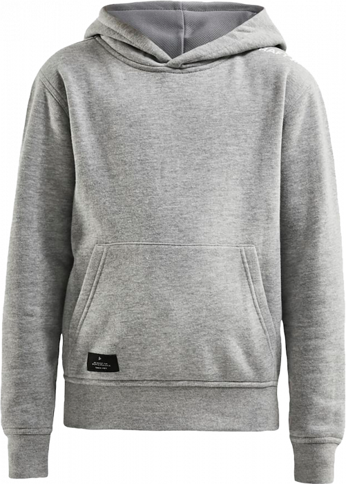 Craft - Hoodie Kids - Grigio melange