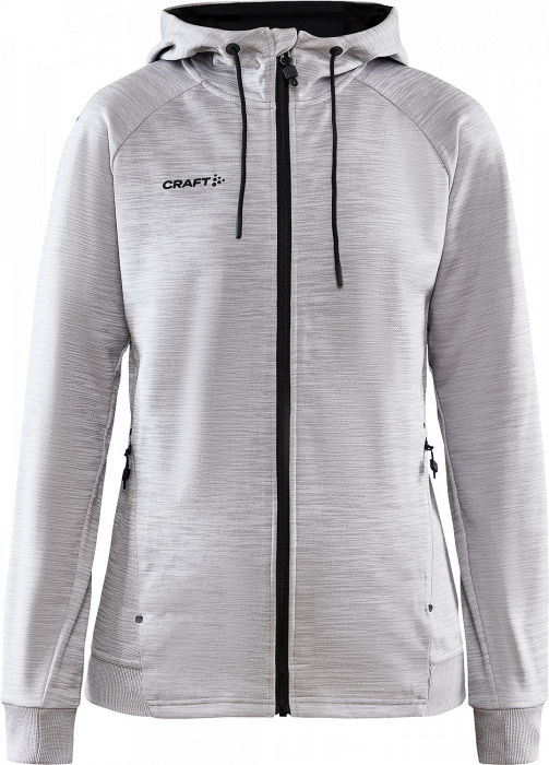 Craft - Adv Unify Zip Hoodie Women - Gråmelange