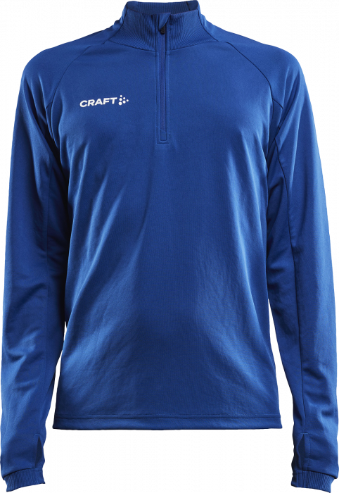 Craft - Evolve Shirt With Half Zip Junior - Niebieski