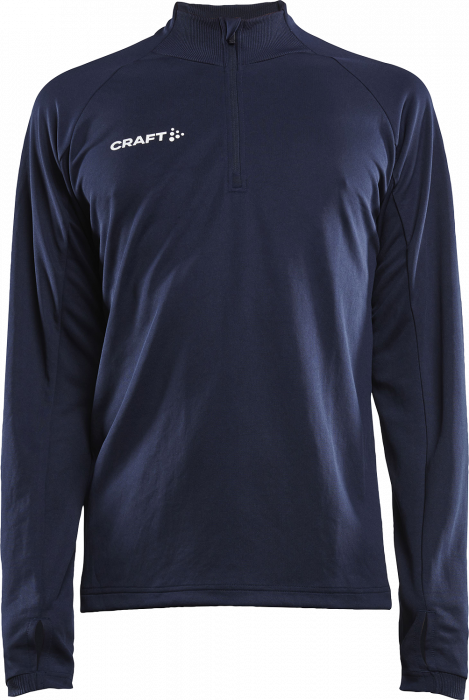 Craft - Evolve Shirt With Half Zip Junior - Granatowy