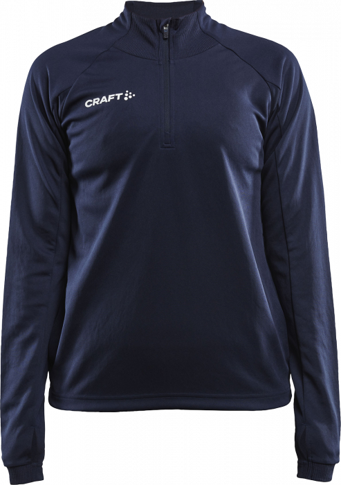 Craft - Evolve Shirt With Half Zip Woman - Marinblå