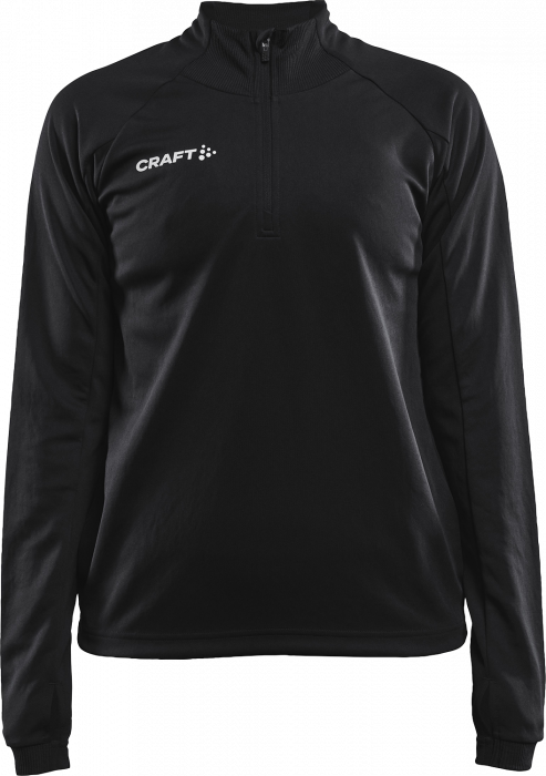 Craft - Evolve Shirt With Half Zip Woman - Negro