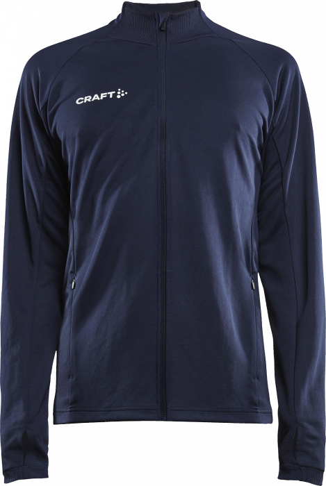 Craft - Evolve Shirt W. Zip Junior - Blu navy