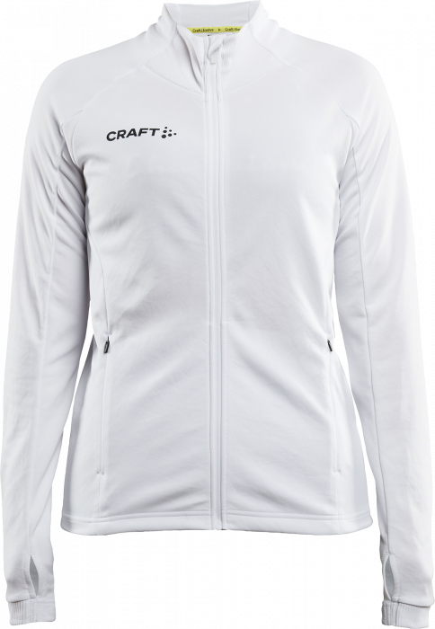 Craft - Evolve Shirt W. Zip Woman - Wit