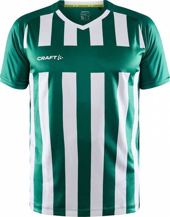 Craft - Progress 2.0 Stripe Spillertrøje - Grøn & hvid