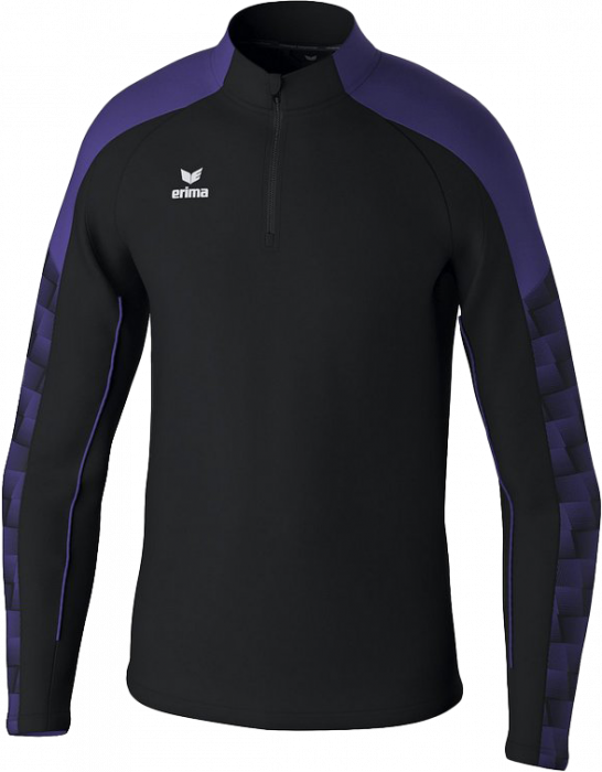 Erima - Evo Star Training Top Half Zip - Svart & lila