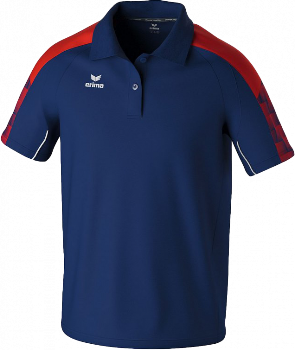 Erima - Evo Star Polo - New Navy & rojo