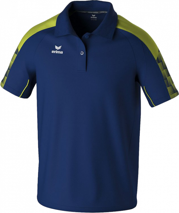 Erima - Evo Star Polo - New Navy & green gecko